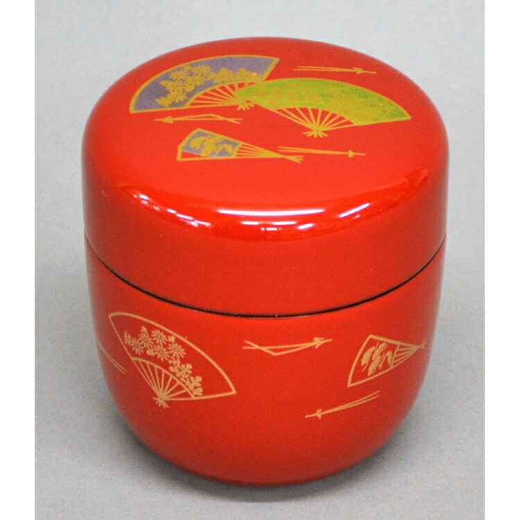 楽天市場】茶道具 金地大棗扇面蒔絵 内梨地、輪島塗 池端治峰（いけは