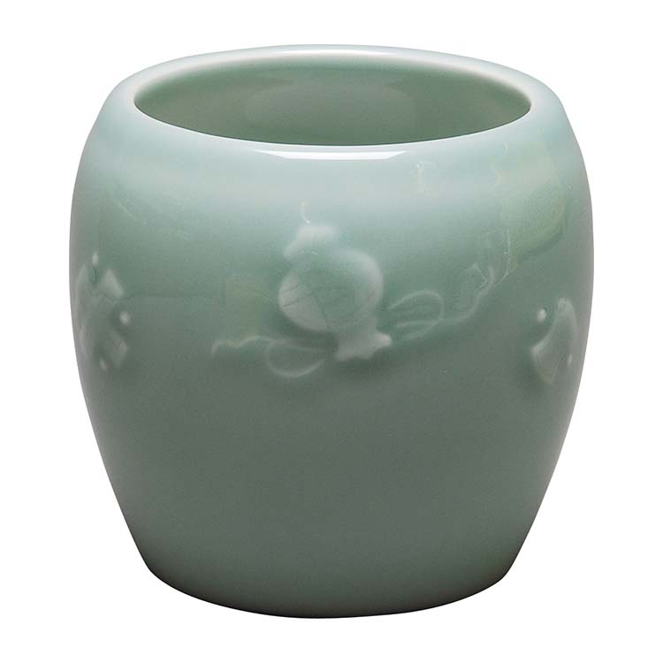 茶道具 火入 王懐英  造 N✖️ 火入 染付雲堂 景徳鎮 王懐英作 煙草 莨 火入れ 茶道 茶道具 : 和空間