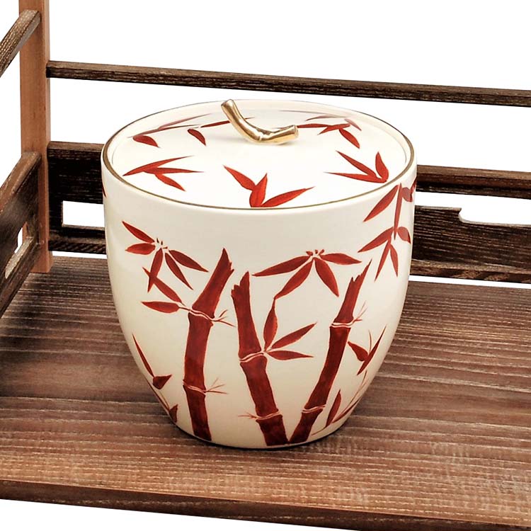 楽天市場】茶道具 染付岩竹水指 表千家 桑小卓 送料無料 桐