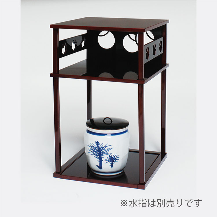 未使用 茶道具 中村宗悦造 更好棚 玄々斎好写 二重棚 爪紅 組み立式 紙箱 未使用 茶道具 中村宗悦造 更好棚 玄々斎好写 二重棚 爪紅 組み