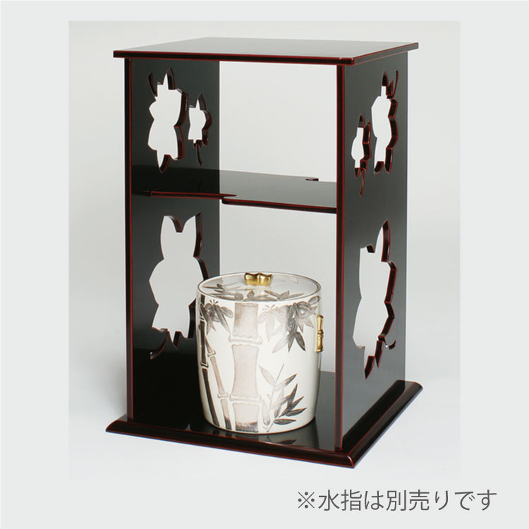 楽天市場】好文棚 惺斎好写 戸塚富悦作 茶道具 表千家 棚 溜塗 梅