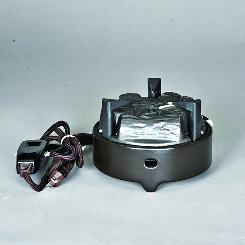 楽天市場】茶道具 電熱器・ヤマキ電気 風炉用電気炭 嬉楽 五徳付