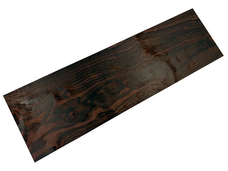 高級銘木紫檀材　大副用軸先一対 銘木端材 紫檀の端材 52cm×18-20cm×厚さ1cm 高級木材 唐木