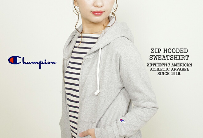 楽天市場 クーポンで30 Off チャンピオン Champion ジップフーデッドスウェットシャツ 長袖パーカー Zip Hooded Sweatshirt Cw K109 レディース コンビニ受取可能 ｐｕｂlｉｃ