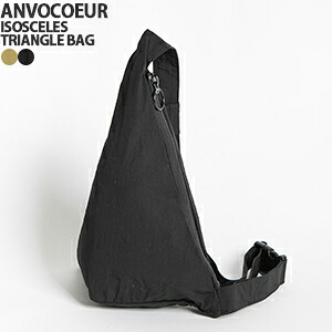 【クーポンで20%OFF】アンヴォクール/ANVOCOEUR ニトウヘンサンカクケイ3wayバッグ ショルダーバッグ ボディバッグ ウエストポーチ 斜め掛け ISOSCELES TRIANGLE BAG AC19106a レディース メンズ【コンビニ受取可能】