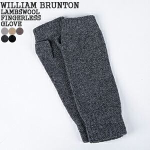 【楽天市場】【クーポンで20%OFF】ウィリアムブラントン/WILLIAM BRUNTON ラムウールフィンガーレスグローブ ロング ミトン ...
