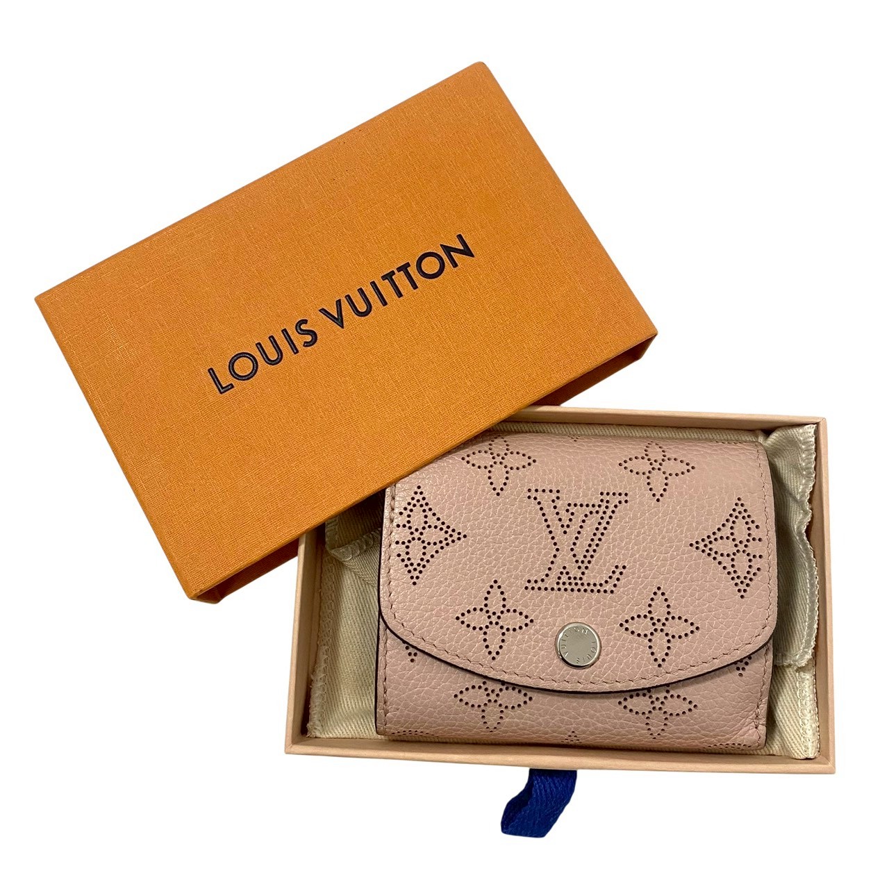LOUIS VUITTON ルイ ヴィトン ポルトフォイユ イリス XS マヒナ サクラ色ジャスミン M67499 三つ折り紙入れ コンパクトウォレット サクラ色