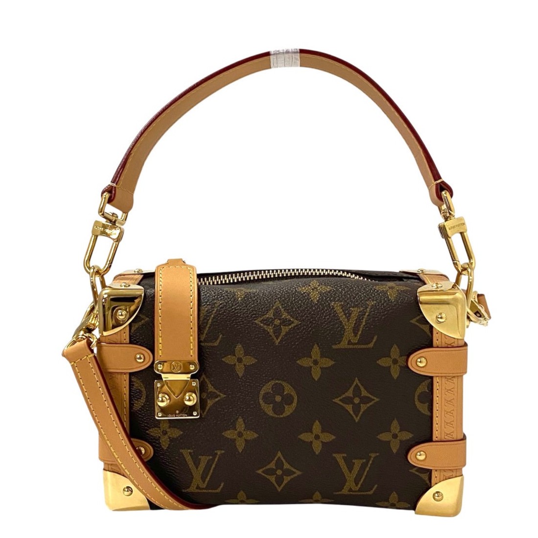 【中古】LOUIS VUITTON 片方ブート PM M46815 モノグラム 2WAY 御徒面子 ショルダーバッグ ハンドバック 赤銅色 茶