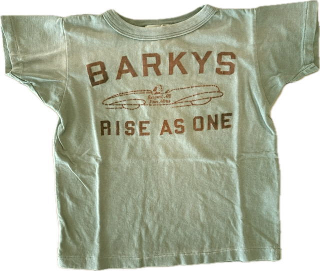 ◆デニム＆ダンガリー 2026ss 22620424 D\u0026D DENIM\u0026DUNGAREE◆ビンテージテンジク BARKYS TEE（ライトグリーン）【135 145】 子供服 子ども服 こども服 キッズ