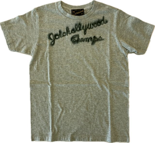 ◆ゴートゥーハリウッドGo to Hollywood GTH 2026ss  32620400◆テンジク ニジミ シシュウ TEE （薄墨色）【01 02】【貨物輸送無料】 レディース大きさ 成年者大きさ 御坊っちゃん大きさ