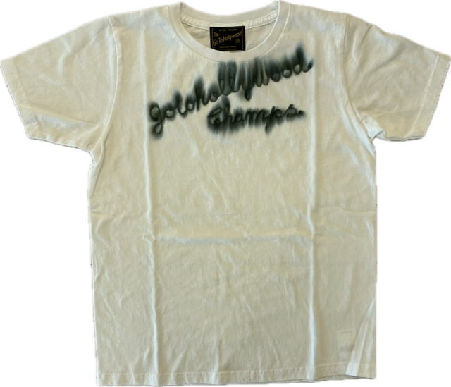 ◆ゴートゥーハリウッドGo to Hollywood GTH 2026ss  32620400◆テンジク ニジミ シシュウ TEE （白いこと）【01 02】【貨物輸送無料】 レディース大きさ 成年者大きさ 御坊っちゃん大きさ