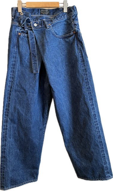 ◆MARET マレ 2026ss M25P42◆セルビッチデニム アシタック パンツ（ブルー）【1 2】Ladies 大人サイズ 大人用