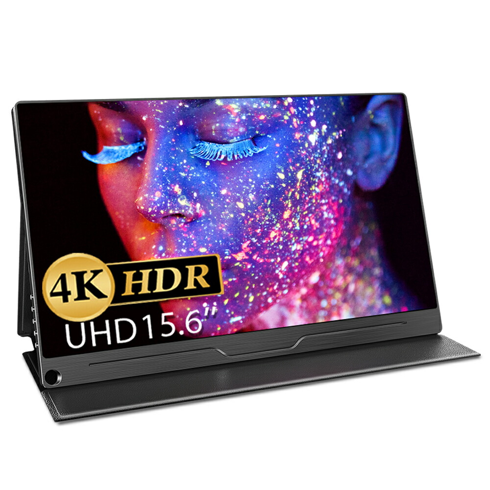 5年間延長保証 Eviciv モバイルモニター 15 6インチ 4k Uhd 非光沢 モバイルディスプレイ デュアルモニター 高画質 サブモニター ゲーミングモニター 持ち運び ポータブルモニター 外付け モニター 在宅勤務 テレワーク リモートワーク Ipsパネル Hdr Vesa 薄型 送料無料