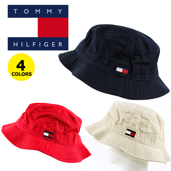 white tommy hilfiger bucket hat