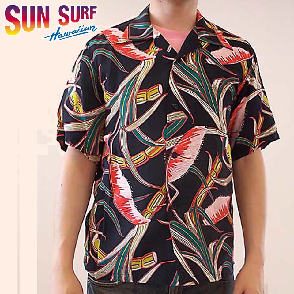 サンサーフ アロハシャツ S/S\"CROWN FLOWER\" SS34858 楽天市場】SUN SURF サンサーフ 半袖 レーヨン アロハシャツ