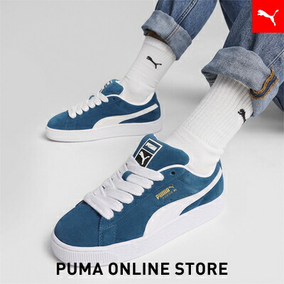 PUMA ネイビー/ホワイト スエード スニーカー スウェード(Suede)/Puma 人気の新作/中古通販【スニーカーダンク】