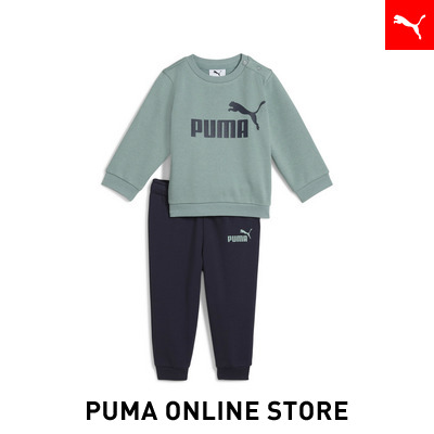 『ポイント20倍 5/18 0:00〜5/19 01:59』【公式】 PUMA プーマ ベビー ミニキャッツ ESS クルー スーツ 上下セット 裏起毛 74-98cm キッズ画像