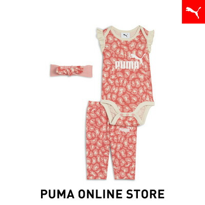 【公式】 PUMA プーマ ベビー ミニキャッツ ESS アニマル ニューボーン 3 スーツ 上下セット 56-80cm キッズ画像