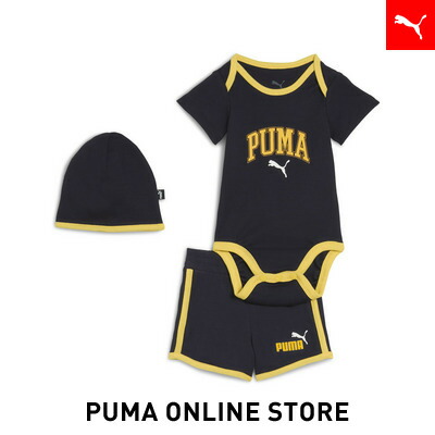 『ポイント20倍 5/18 0:00〜5/19 01:59』【公式】 PUMA プーマ ベビー ミニキャッツ プーマ クラス ネヴァーウォーン 3 スーツ 上下セット 56-80cm キッズ画像