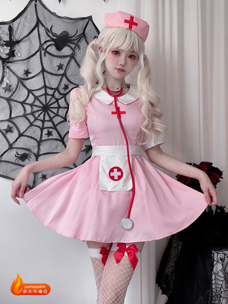 【楽天市場】ナース 服 コスプレ衣装 大人用 制服 ハロウィン コスプレ 可愛い 女性 女医 看護婦 医者 ハロウィンコスプレ レディース ...
