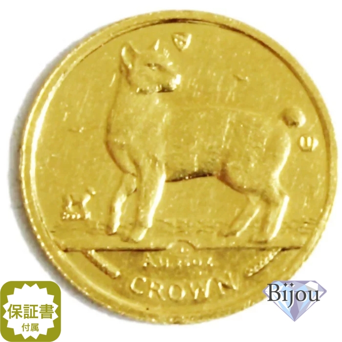 K24 マン島 キャット 金貨 コイン 1/10オンス 3.11g 1995年 ター