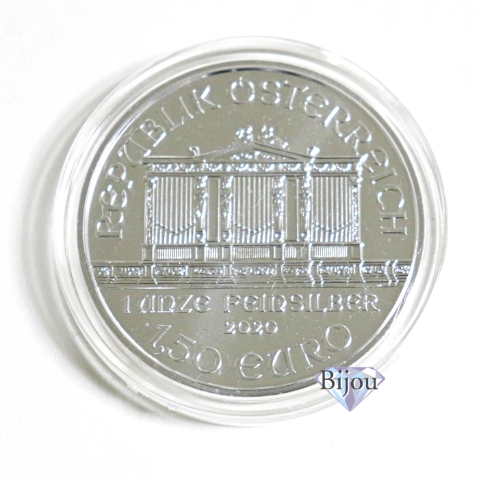 トレフォイル オーストリアウイーン銀貨1オンス【クリアケース付き】25