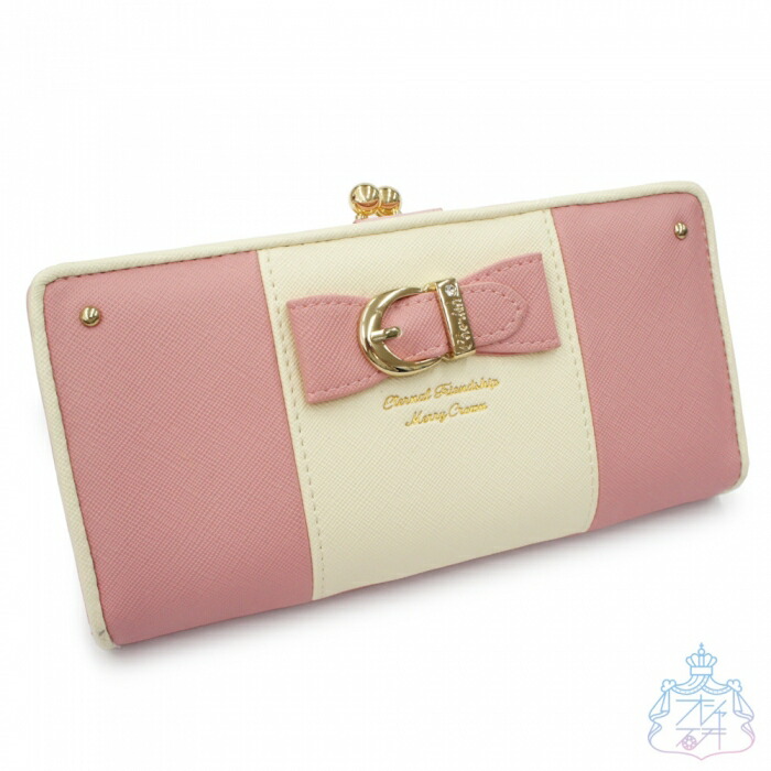 楽天市場 リボンバックル口金長札 ピンク 長財布 財布 レディース がま口 カード収納付き リボン バイカラー かわいい おしゃれ 長財布 レディース 中学生 女子 中高生 女の子 小学生 小中学 おしゃれ 小中学生の財布 オシャレ総合研究所