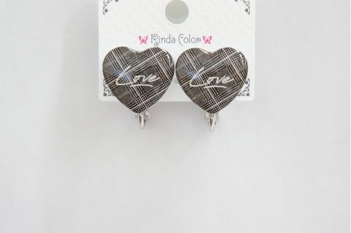 楽天市場 Ceチェックラブハート Wh イヤリング かわいい おしゃれ 大人っぽ 女子 中学生 高校生 大人女子 イベント 映え キュート 秋冬 プレゼント 痛くない クリップタイプ オシャレ総合研究所