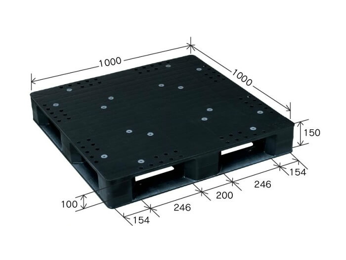 岐阜プラスチック工業 JCK-D4・100100 [19kg/生まれ変わりPP] ( risu 栗鼠 可塑性物質調色板 再利用調色板 脂調色板 小型調色板 JCK調色板 SDGs  エクスポート 荷拵え 流通計器 送りとどける計器 100×100) 583495