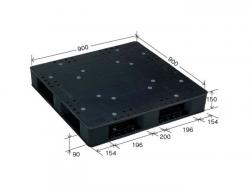 岐阜プラスチック工業 JCK-R4・090090 [18kg/再生PP] ( risu リス プラスチックパレット リサイクルパレット 樹脂パレット 小型パレット JCKパレット SDGs 輸出 梱包 物流機器 搬送機器 900&times;900) 582061｜プラ生活