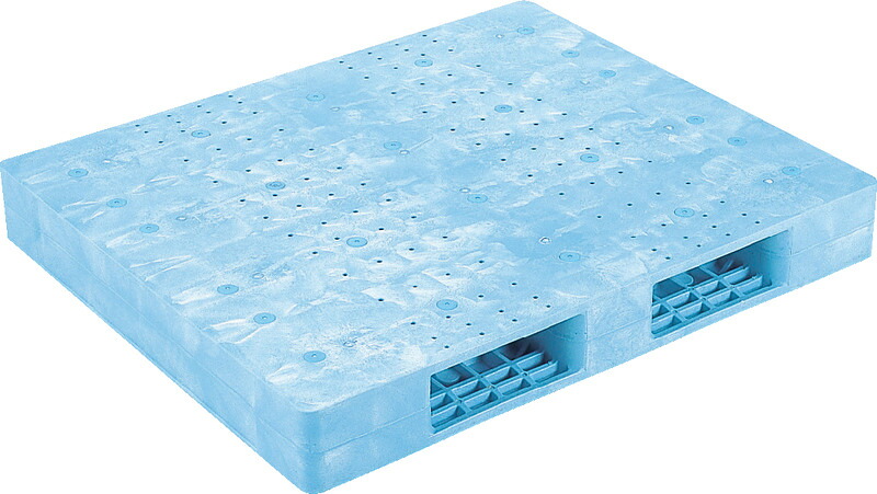 三甲 サンコー R-1012F [31.2kg/低発泡PE] ( プラスチックパレット 樹脂パレット Rタイプ両面使用型 二方向差 輸出 梱包 物流機器 搬送機器 12.01&times;10.04 ) 81200401｜プラ生活