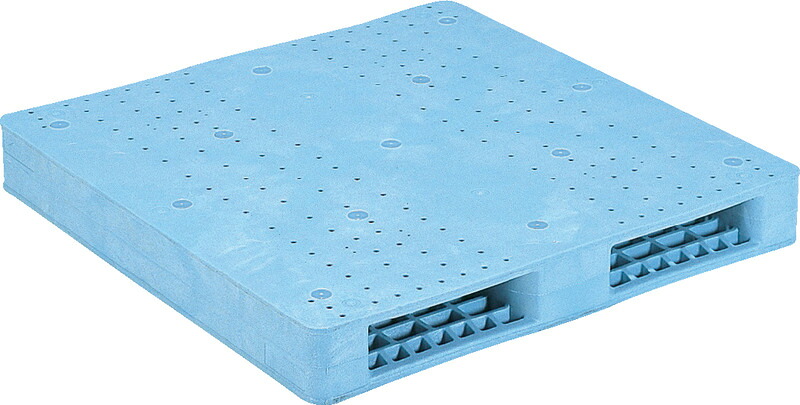 三甲 サンコー R2-1010F [27.9kg/低発泡PE] ( プラスチックパレット 樹脂パレット Rタイプ両面使用型 二方向差 輸出 梱包 物流機器 搬送機器 10&times;10 ) 81001201｜プラ生活