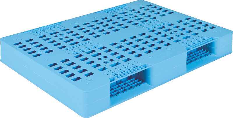 三甲 サンコー R2-1309 [16.4kg/PP] ( プラスチックパレット 樹脂パレット Rタイプ両面使用型 二方向差 輸出 梱包 物流機器 搬送機器 13&times;09 ) 81205201｜プラ生活