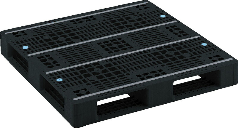 三甲 サンコー D4-1010-3 [11.9kg]生まれ変わり黒いこと/再利用PP ( 可塑性物質調色板 脂調色板 D印字機片面当て嵌める型 四道のり差 エクスポート 荷拵え 流通設備 送りとどける設備 SDGs 10×10 ) 81004101