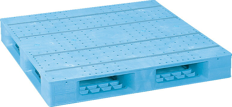 三甲 サンコー D4-1111F-3 [27.4kg/低発泡PE] ( プラスチックパレット 樹脂パレット Dタイプ片面使用型 輸出 梱包 物流機器 搬送機器 11×11 ) 812152-02(九州型)