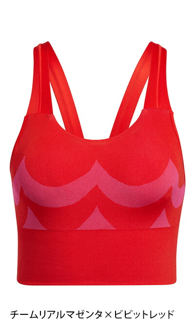 市場 アディダス bra Aero マリメッコ adidas エアロニット ロングラインブラ marimekko knit line long  ヨガウェア