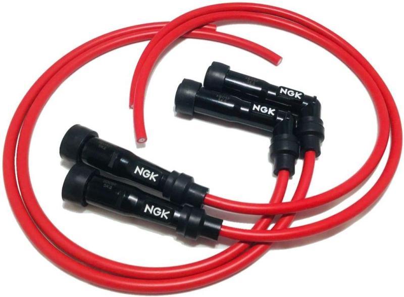 プラグコードセット プラグキャップ 赤 X2/S2 CB750F(RC04)/F2/CB750K(RC01)等｜pure bliss