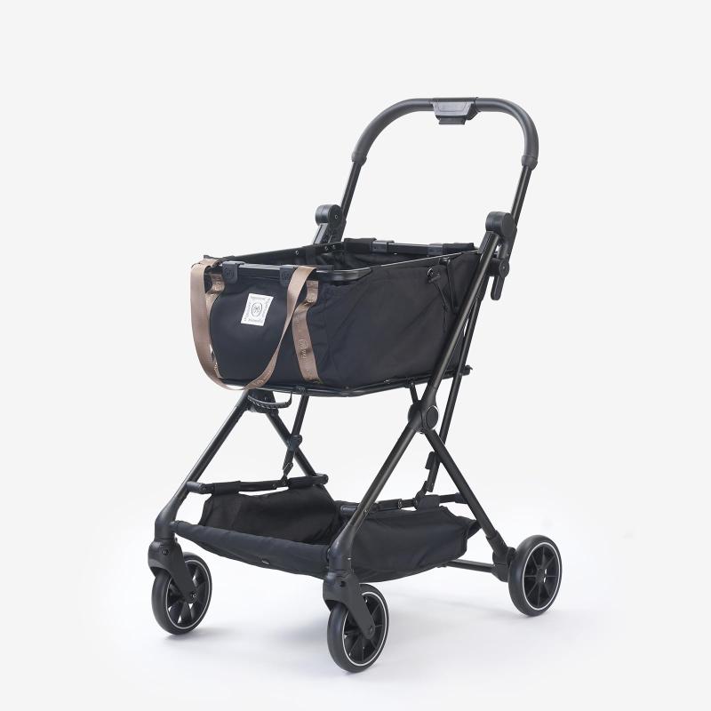 mysmooi(ミスモーイ) ミスモーイ 買い出し手押し車 持ちはこび手押し車 買い出し手押し車 軽さ 4輪 パウダーコンパクト 折りたたみ マイ御徒面子付き添い人