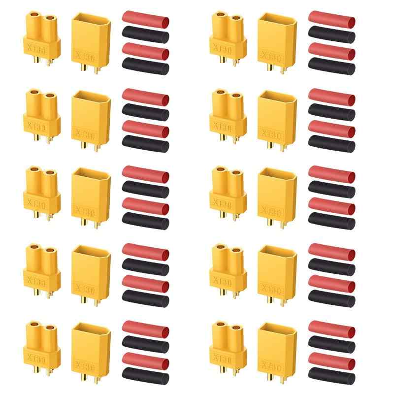 楽天市場】3パックT型プラグオスコネクタはXT90メスコネクタ