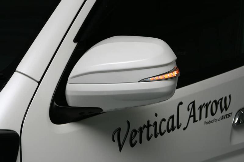 ハイエース200 HIACE 200系 LED 流れるウインカードアミラーレンズ 209ブラックマイカ塗装 オプションランプブルーLED|pure bliss