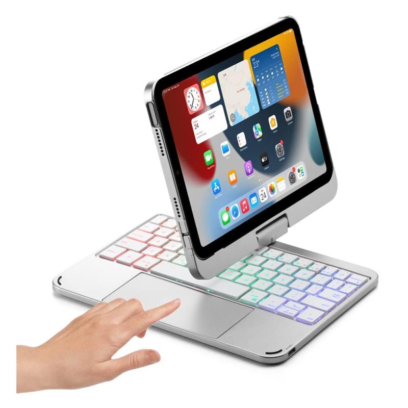 360度回転 2022 iPad 第10世代 キーボード タッチパッド搭載 バックライト付き iPad 10 2022 10.9インチ カバー トラックパッド キーボード付き アイパッド10 キーボードケース