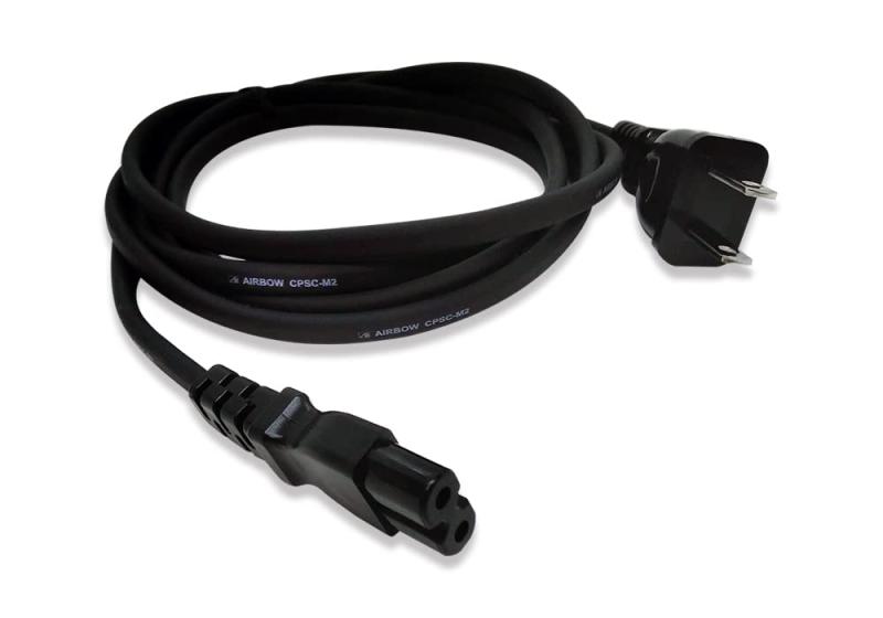 AIRBOW 2P-メガネ型電源ケーブル CPSC-M2/2.01メートル1本（メガネ型電源ケーブル）