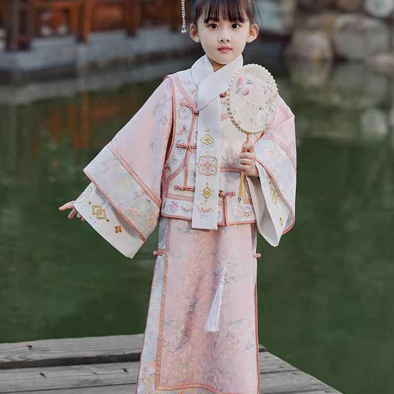 漢服 御姉さん 瀬戸ものお召しもの 公方風 清朝古装 中国風 より良い スコート 花柄 ナイロン原料品 春 仕掛ける 愛くるしげ 普段使い