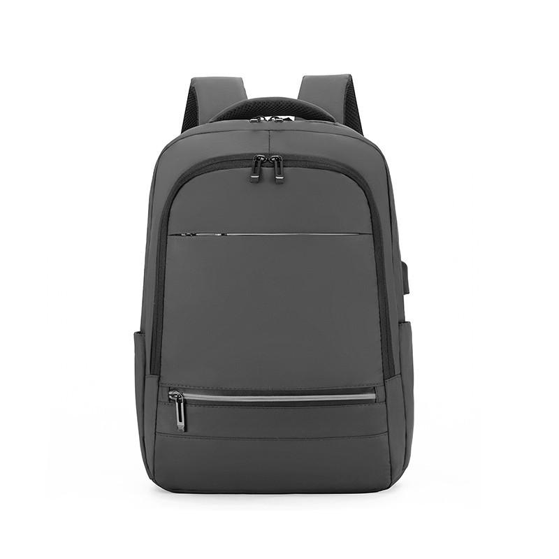 リュックサック メンズ レディース ビジネス カジュアル USB 多機能 ノートPC 収納 15インチ 対応 大容量 耐摩耗 クッション ショルダーストラップ 無地 ステッチ ポリエステル ライニング 冬 黒 グレー ブルー