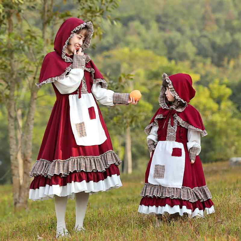 コスプレお召しもの メンズ 赤ずきんお父ちゃん ハロウィン 仮面舞踏会 レディース 赤ちゃん 成年者 マント ナイロン 春夏 愛くるしげ キュート 継ぎ切れ 青写真 幻想曲 お召しもの 寄りあい でき事