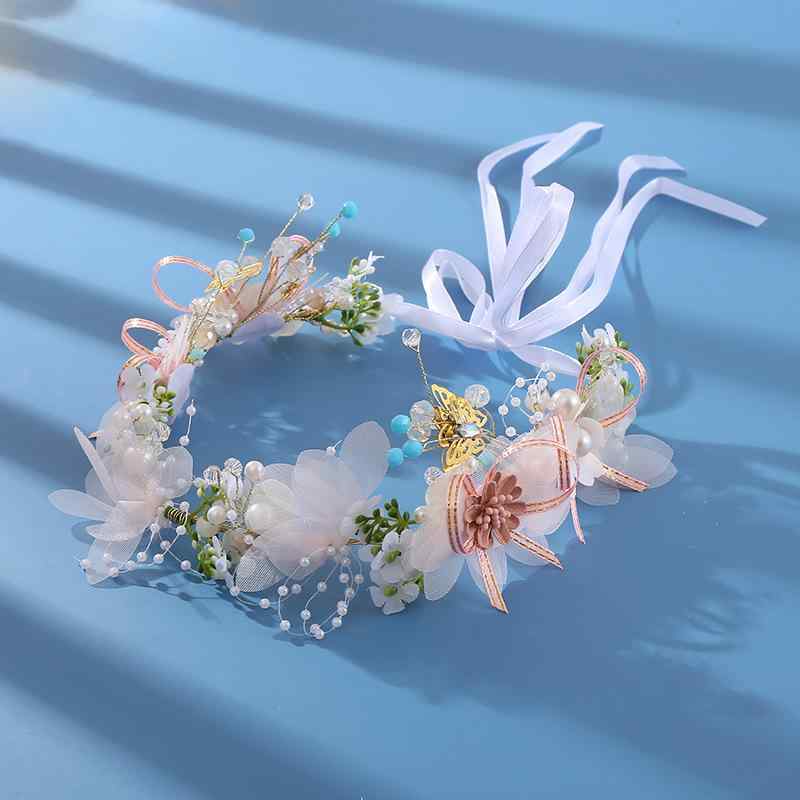 髪の毛佩び物 レディース 御芽出度 レトロ 手作り ビーズ 花主題 尖端ダンス楽隊 パール 編み込み 引きあげる髪の毛 星形 タッセル 金属元素 読み合わせる柄 フリンジ