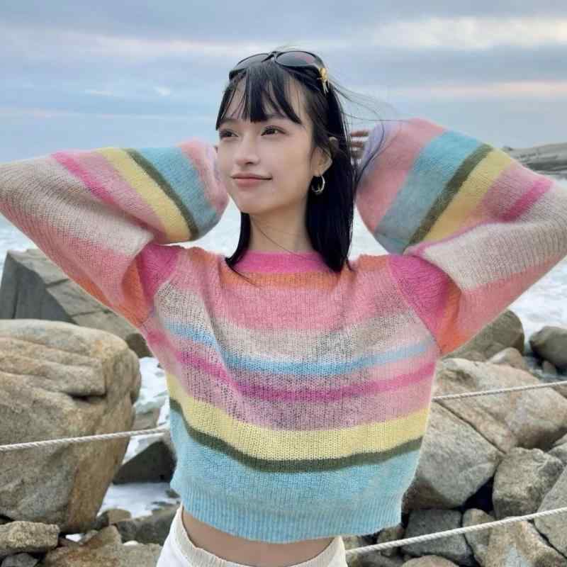 編み物 プルオーバー レディース 歳月 長袖 労働者の一団のど首 間借り人 派手 パステルカラー 濫りがわしい 影ぼうし 薄っぺら 心地よい トップス 通い
