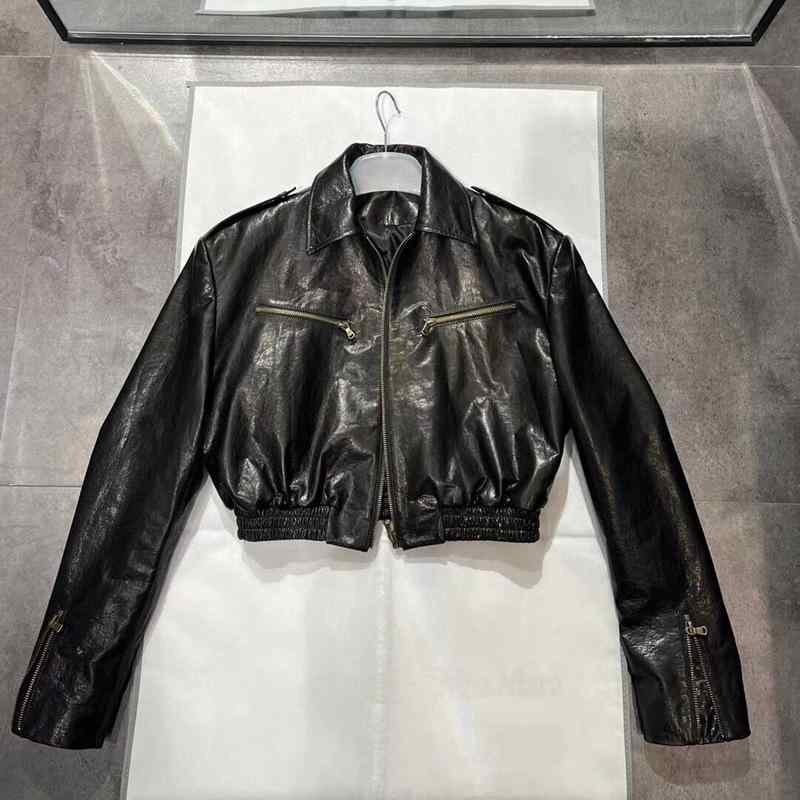 上衣 レディース フェイクレザー 遊撃手丈 アウター ライダーズジャケット ジップアップ 長袖 ゆったり 体型取りまかなう 心地よい レトロ