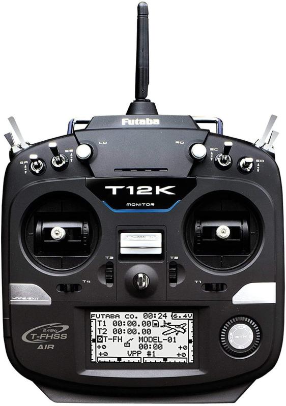 FUTABA 12K ドローン＆ロボコン用 送信機単品（乾電池仕様） フルスプリング仕様 T-FHSS＆S-FHSS対応 12K-TX-FS｜pure bliss