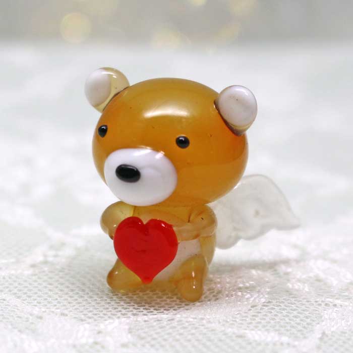 楽天市場】ガラス細工 ぬいぐるみなクマ くま クマ 熊 ぬいぐるみ